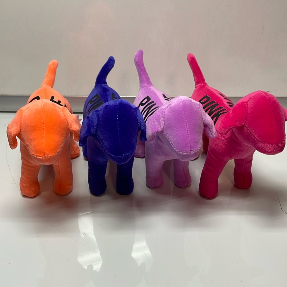 PINK Mini Dogs (lot of 4)